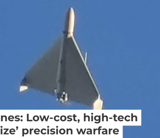 Iran’s Shahed drone is essentially a poor man’s cruise missile. AP Photo/Efrem Lukatsky